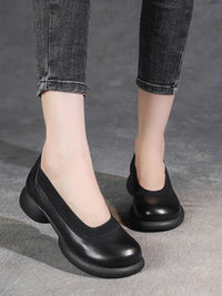 Thumbnail for Women Casual Summer Genuine Leather Low Heel Shoes