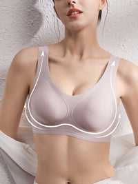 Thumbnail for Women Casual Seamless Solid Fixed Cup Bra