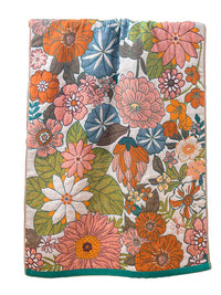 Thumbnail for 100%Cotton Blossoms Jacquard Adult Bath Towel