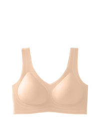 Thumbnail for Women Casual Seamless Solid Fixed Cup Bra