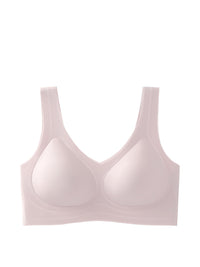 Thumbnail for Women Casual Seamless Solid Fixed Cup Bra