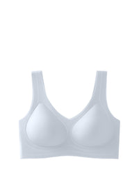 Thumbnail for Women Casual Seamless Solid Fixed Cup Bra