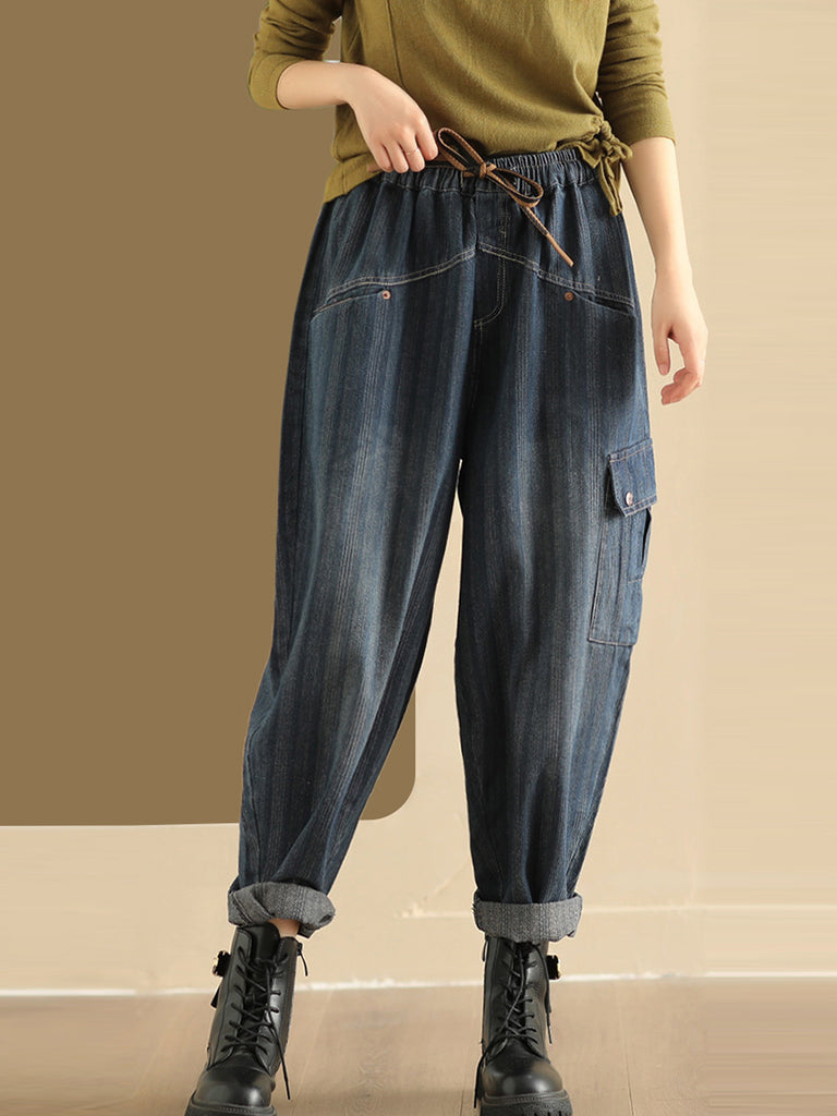 Casual Loose Pants, Linen Cotton Pants, Plus Size Pants – Page 4 – BUYKUD