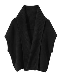 Thumbnail for Women Solid Casual Cashmere Knitted Shawl Cardigan