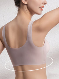 Thumbnail for Women Casual Seamless Solid Fixed Cup Bra