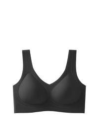 Thumbnail for Women Casual Seamless Solid Fixed Cup Bra