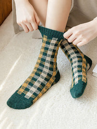 Thumbnail for 5 Pairs Women Winter Wool Jacquard Socks