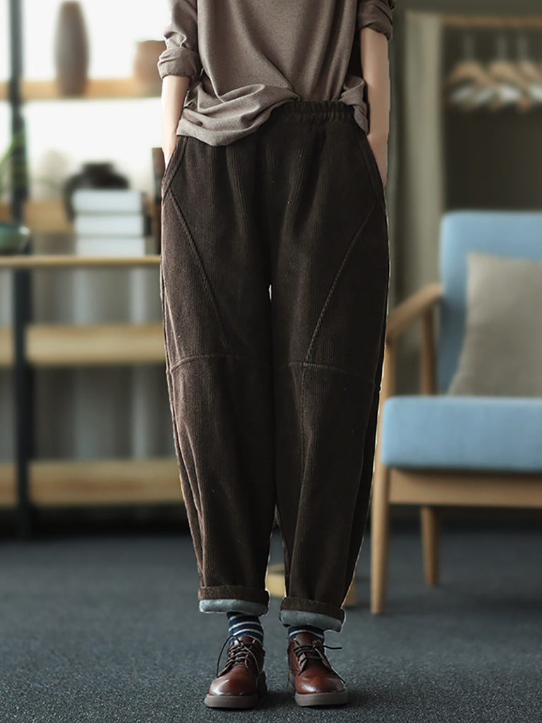 Casual Loose Pants, Linen Cotton Pants, Plus Size Pants – Page 3 – BUYKUD