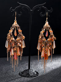 Thumbnail for Bohemia Women S925Sliver Tassel Pandent Earrings