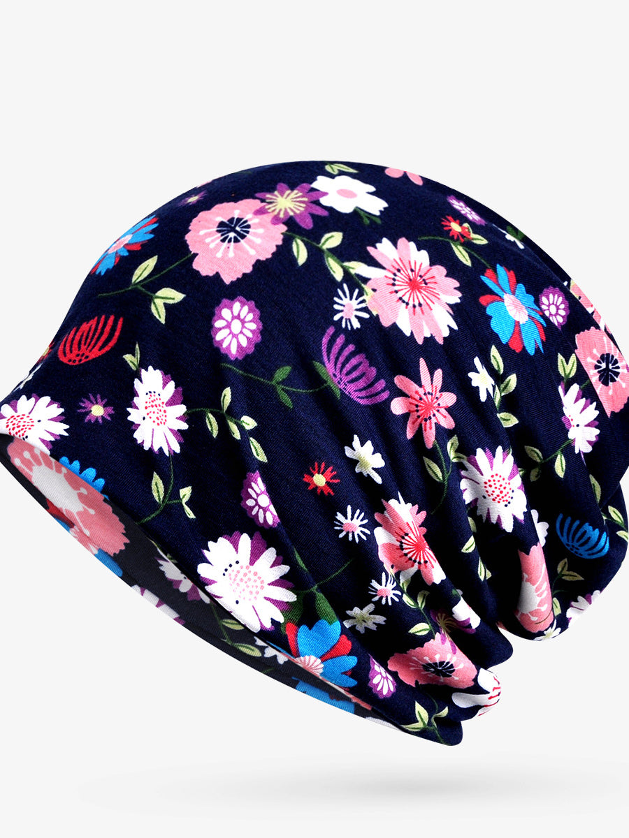 Spring Thin Women Adult Floral Prints Hat